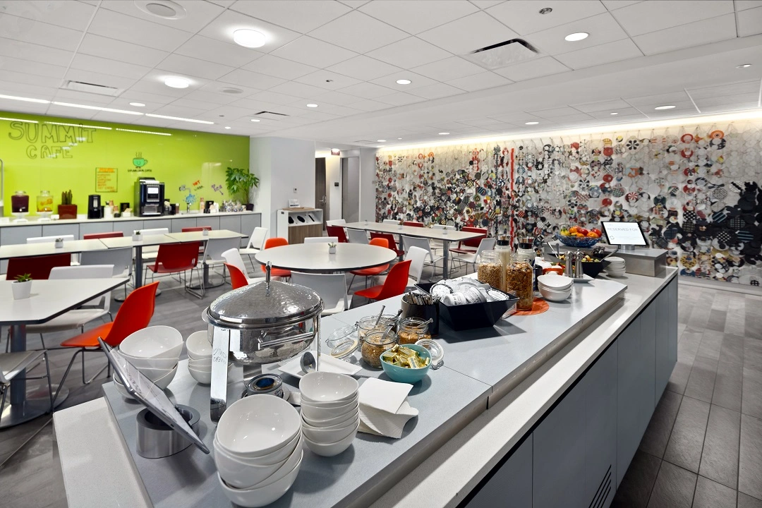 Seasonal breakfast spread prepared in-house at Summit Chicago